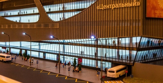 Макет ТРЦ Макет торгово-развлекательного центра