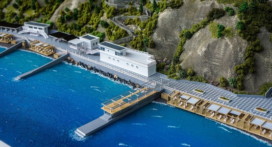 Макет крымского побережья в масштабе 1/500 Макет крымского побережья в масштабе 1/500